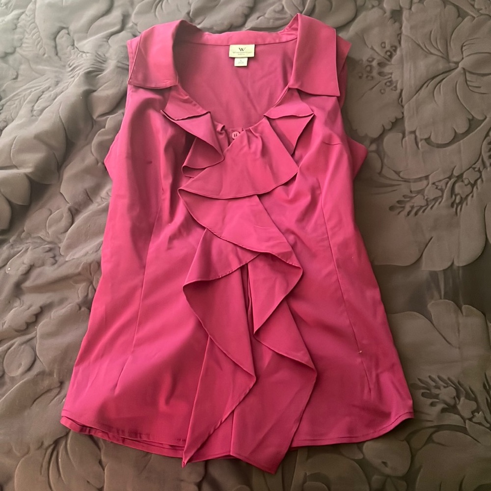 Pink Worthington Stretch Shirt